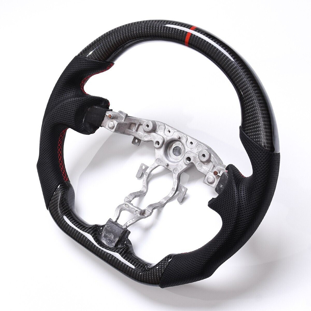 Hydro-Dip Carbon Fiber Car Steering Wheel Fit For Nissan 370z 2008-2020