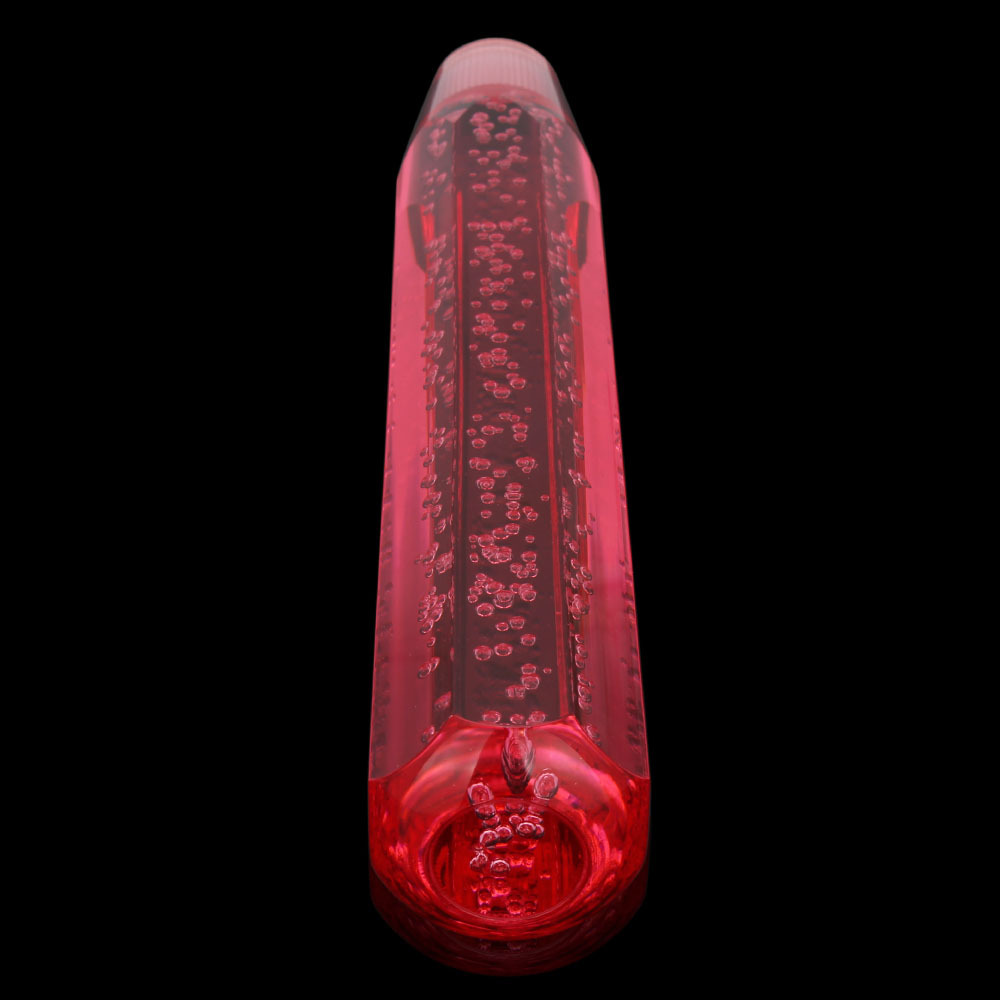 30cm red with light bubble dildo shift gear knob universal