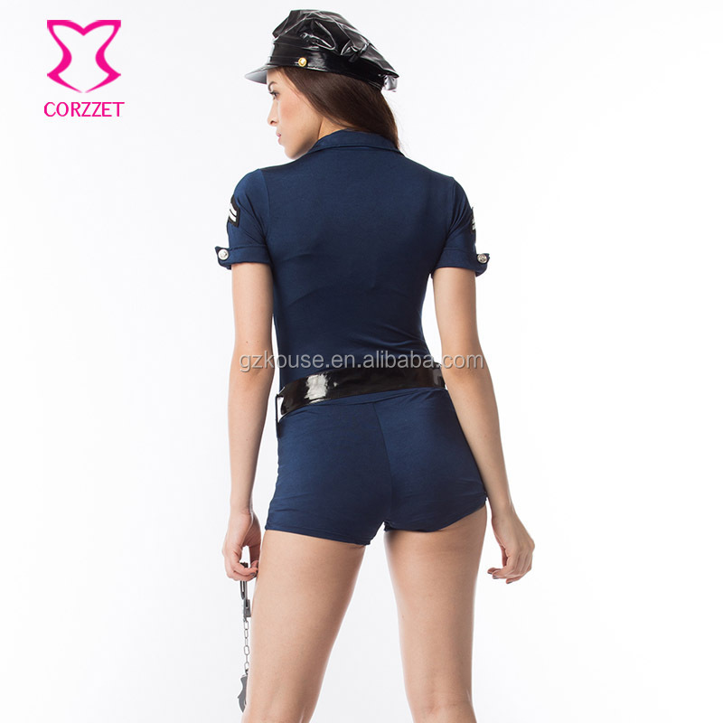 Corzzet Halloween Costume Sexy Outfit Woman Cosplay Police for Women