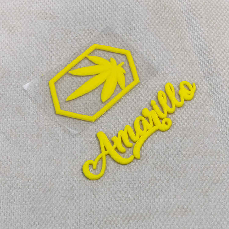 3D Clothing  Patches Sticker printing Iron On silicone heat transfer logo label heat transfer vinyl custom logo For Clothes