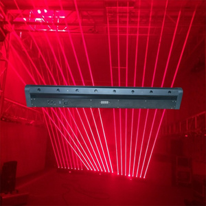 8 eyes Red 800MW Lazer/Laser moving head bar led lighting TTL strong laser beam effect laser show system lighting