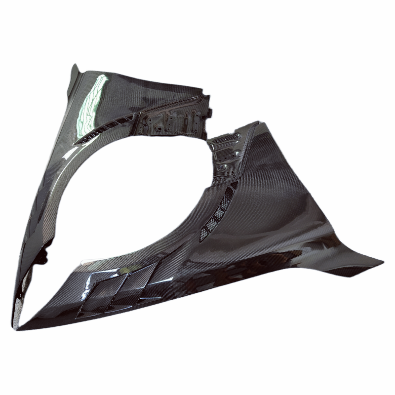 A pair of high-quality 3K carbon fiber L-style mudguards for direct factory sales of B 4 Series G26 four door body kit