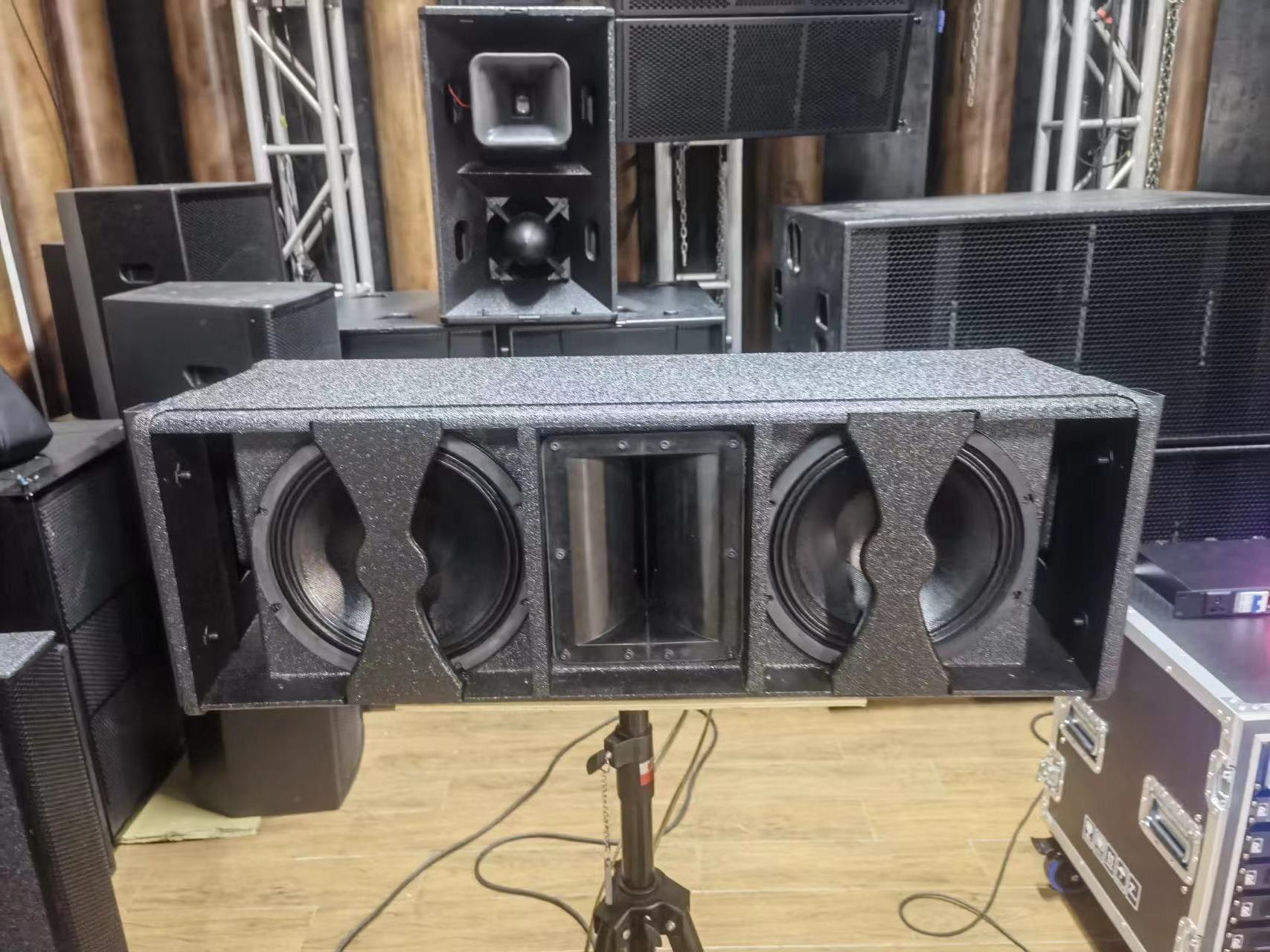 Hot Sale New Arrival High Power Sound System Passive DJ Dual 10 Inch Neodymium Driver Line Array Speaker For Concert/KTV/Bar