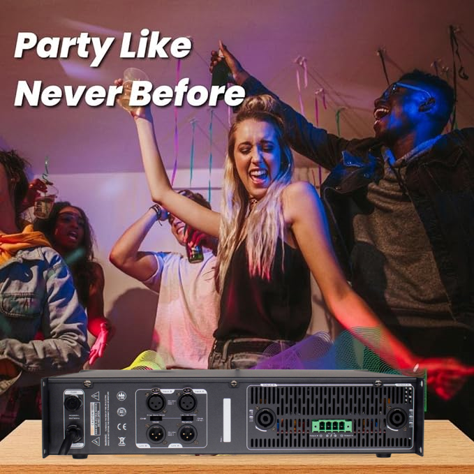 High Quality Professional Amplifier 2*1600W Two Channel Stage Peak Power Amplifiers Audio DJ Sound Amplifier