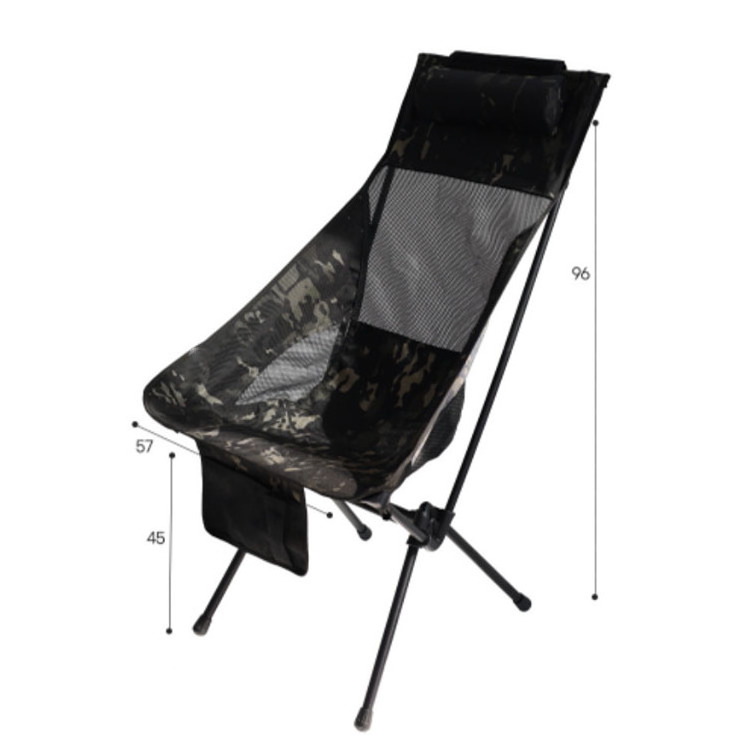 Hot Sale Portable Aluminum Frame Beach Chairs Zero Gravity Fabric Backpack Heavy Duty Metal Garden Fishing  Chairs for Camping