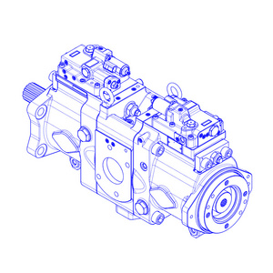 Spare part KOMATSU genuine D375A-6 Main Pump 708-1w-00690 708-1S-00390 708-1S-00951 hydraulic pump for excavator