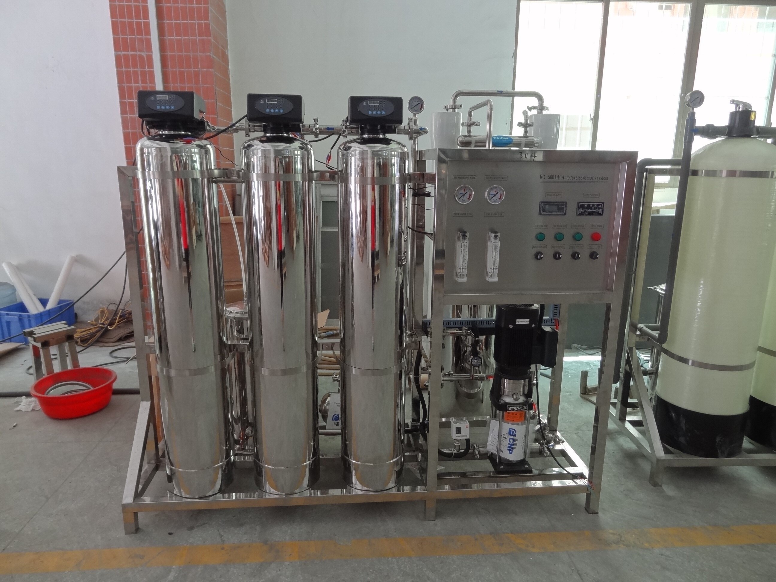 Small Capacity 250 LPH/ 66 Gallons/Hour FRP Tank Manual Household Water Treatment Equipment Pure Water Purification Machine