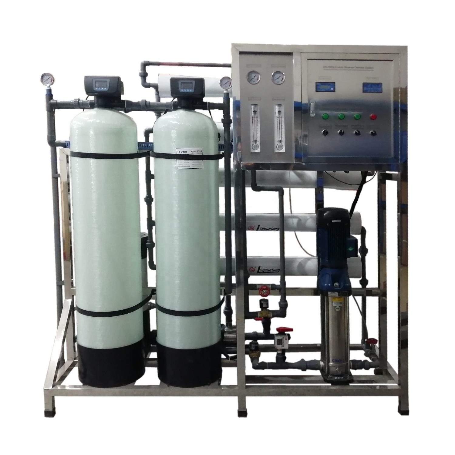 3000TDS Underground Salt Water Purifier Filter Plant Salt Removed Salt Water To Drinking Water Treatment Machine For Sale