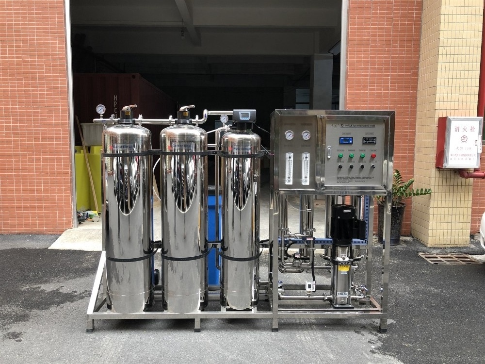 1000Lph Pure Drinking Water Reverse Osmosis Purification Treatment Machine Industrial Ro Water System Plant For Tap Ground Water