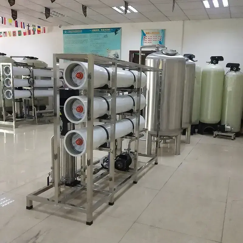 Pure water reverse osmosis system for industrial 3T/H filter Ro water treatment desalination unit