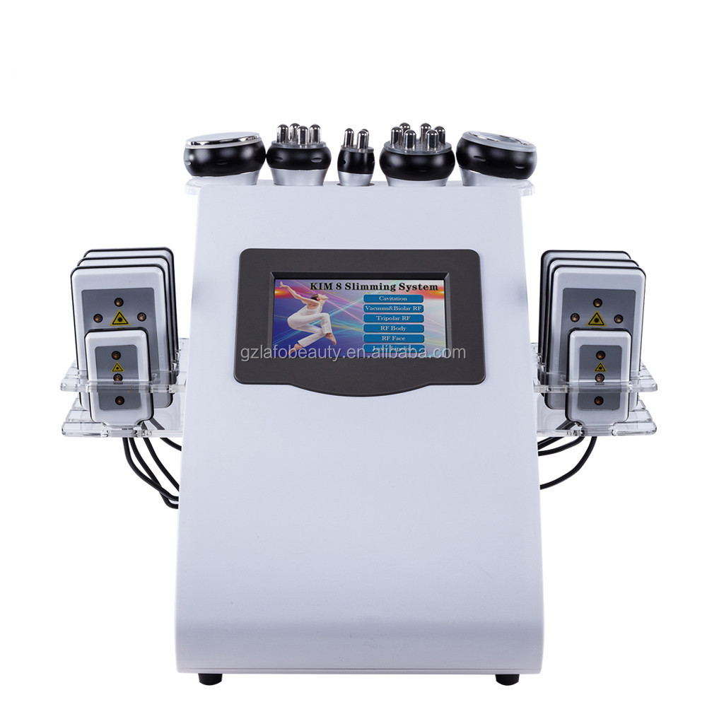 Multifunctional Vacuum + Cavitation + RF +Lipolaser weight loss body Lipo Laser Machine