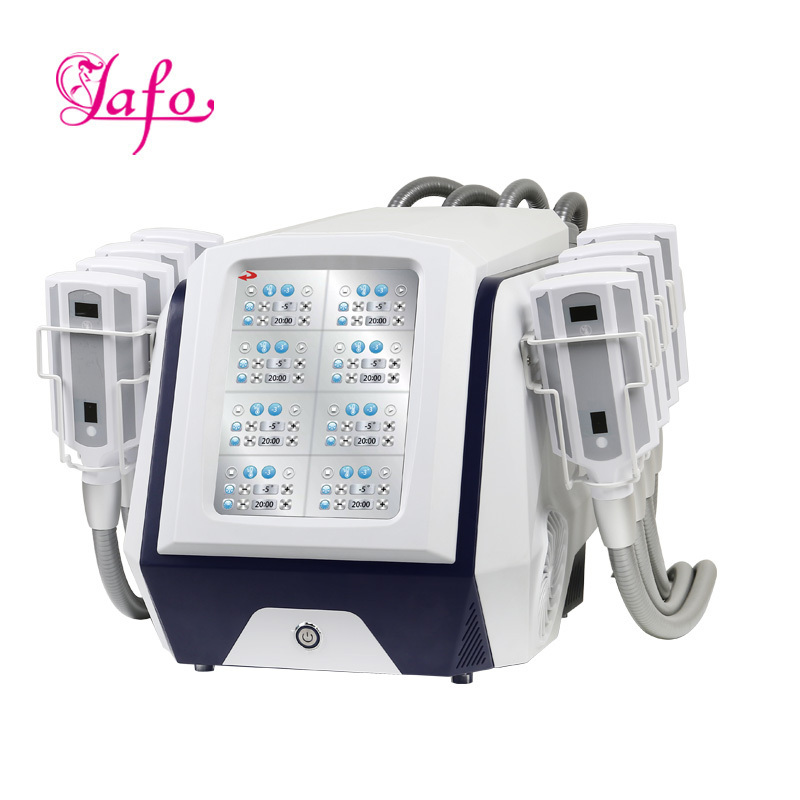 Portable 8 IN 1 Cryolipolysis Plate Cryotherapy Machine Cool Slimming Body Fat Reduction Cryolipolyse Machine