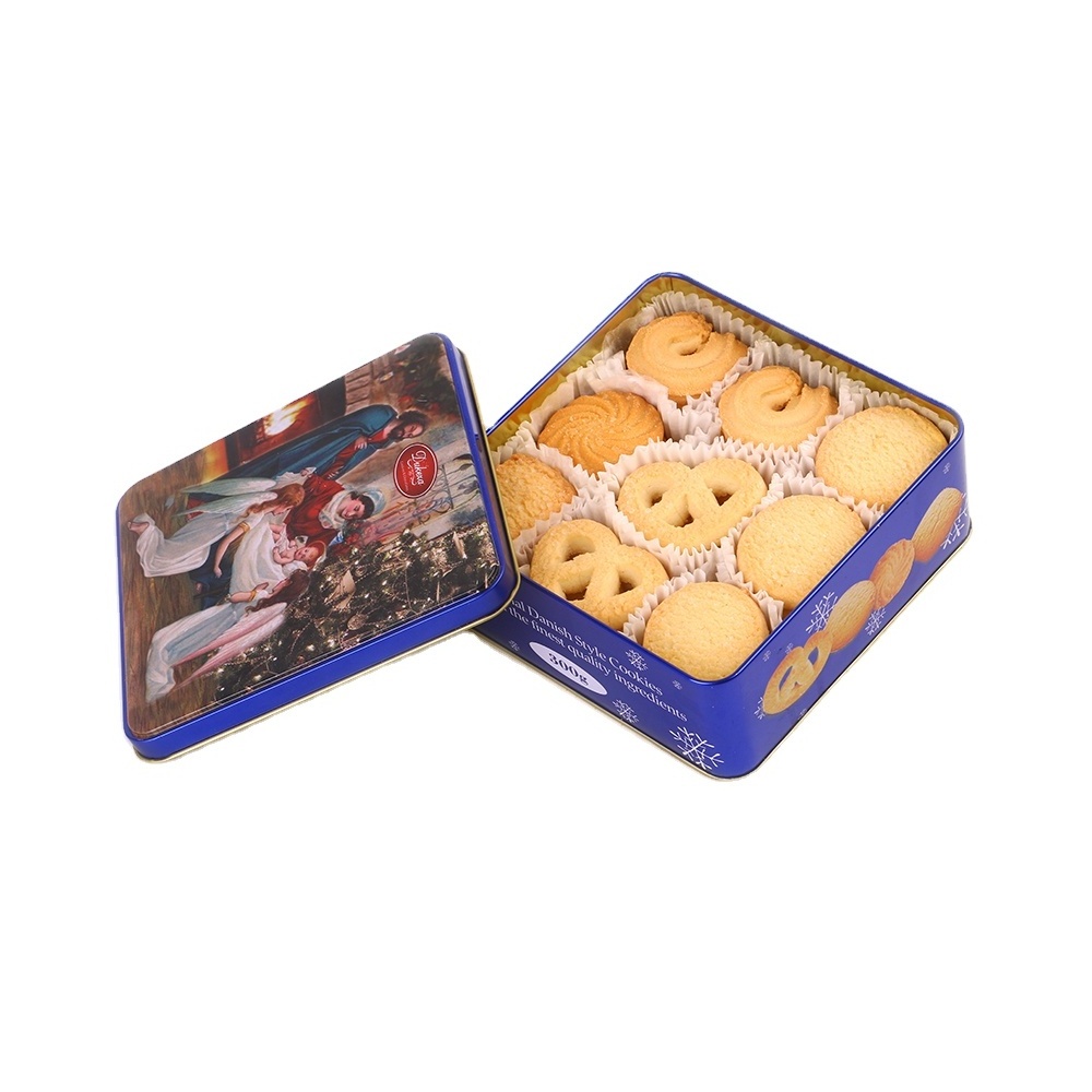 300g Danish style butter cookies halal chocolate chip biscuits galleta daneza de mantequilla