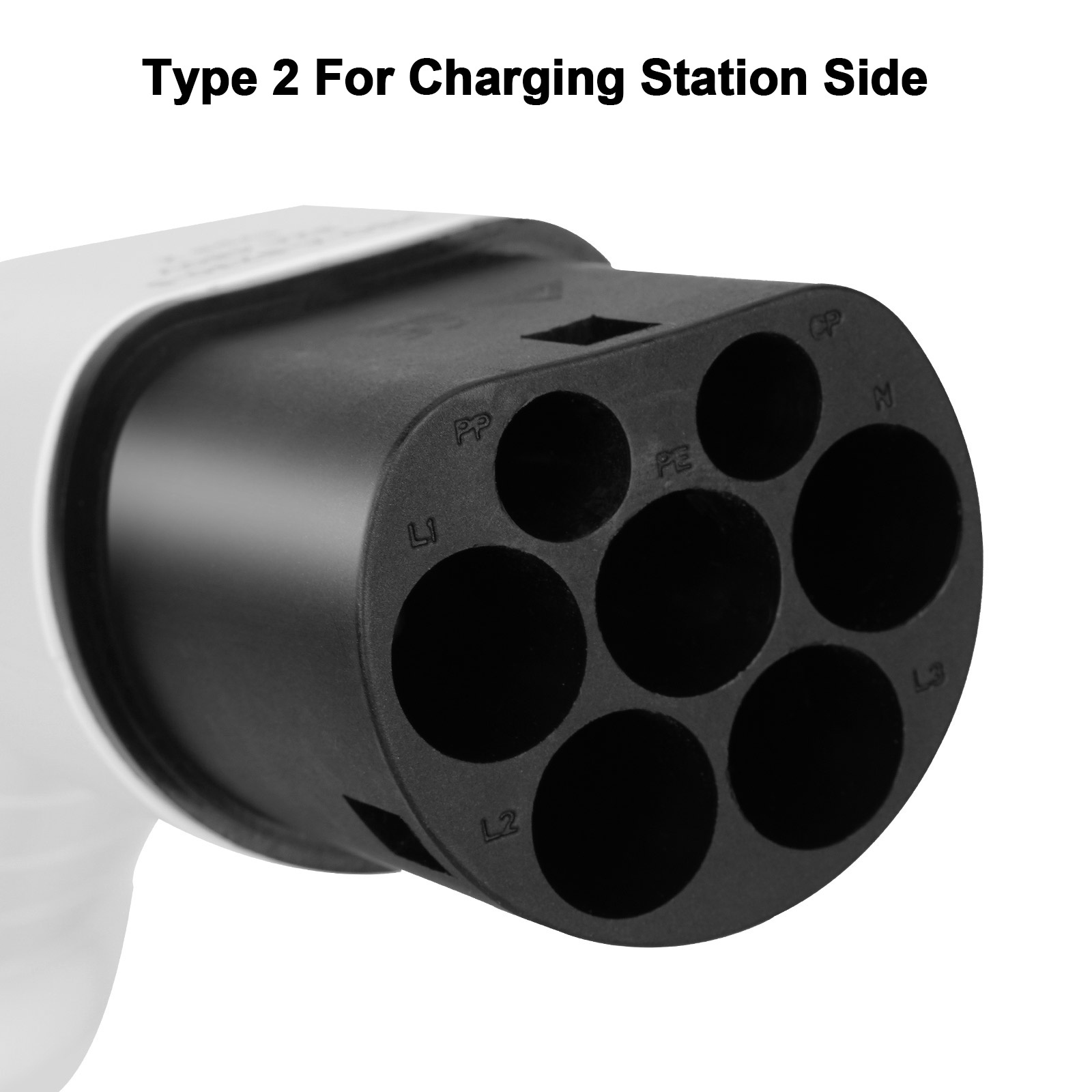 New Energy Vehicle Parts Accessories Type2 To Type2 Electric Vehicle Fast Ev Car Charging Pile Charger Gun Cable Retractor