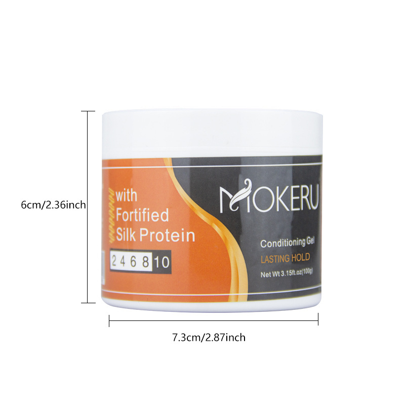 Wholesale Mokeru 100g Honey Bee Hair Pomade Free Sample Quality Test Organic Ingredient Deep Moisturizing Hair Wax For Wig