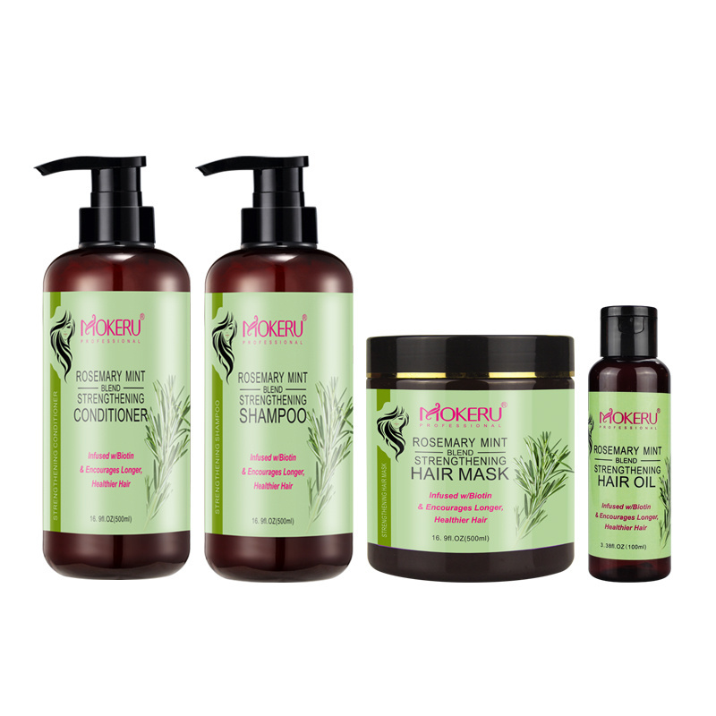 Fast Shipping rosemary strengthening Hair shampoo and conditioner Repair Damage Hair Intense Moisture Revitalizes