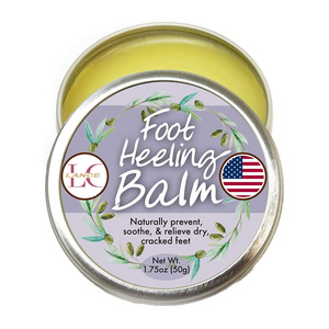 Private Label Organic Foot Heeling Balm Dry Cracked Feet Repair Balm Cream