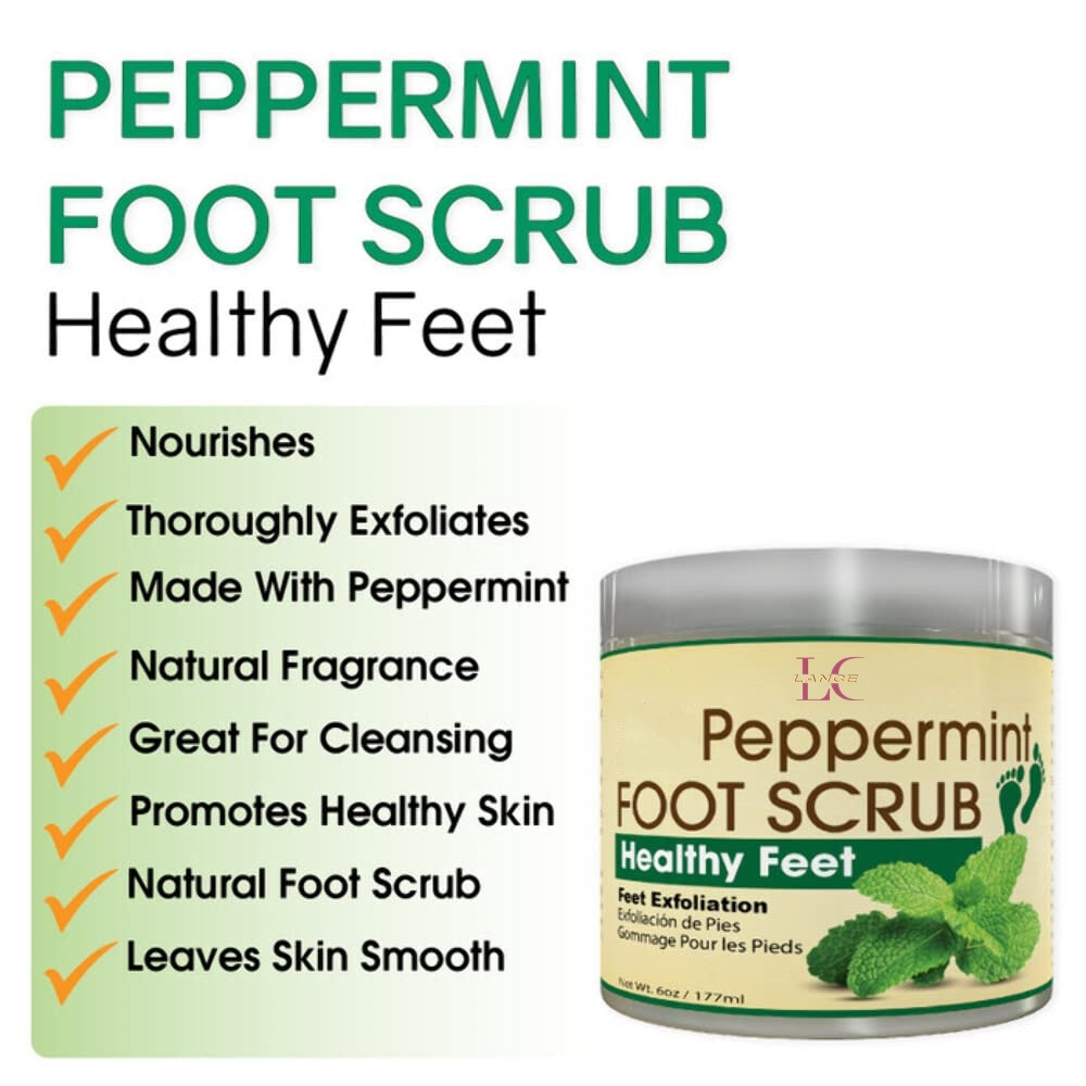 Private Label Natural Organic Spa Athletes Feet Treatment Softening Exfoliating Foot Scrub