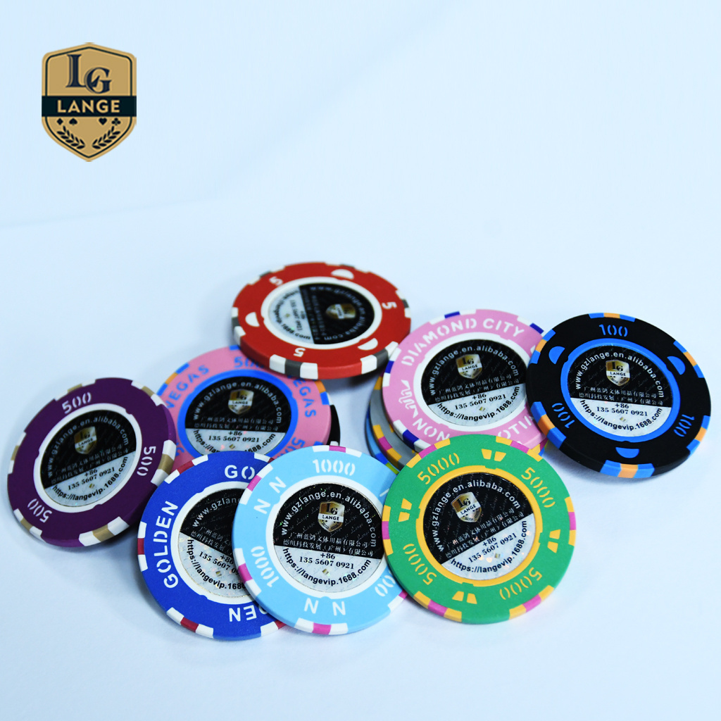 Luxury Custom Casino Name Poker Chips Gold Grand Blackjack Gambling Chips