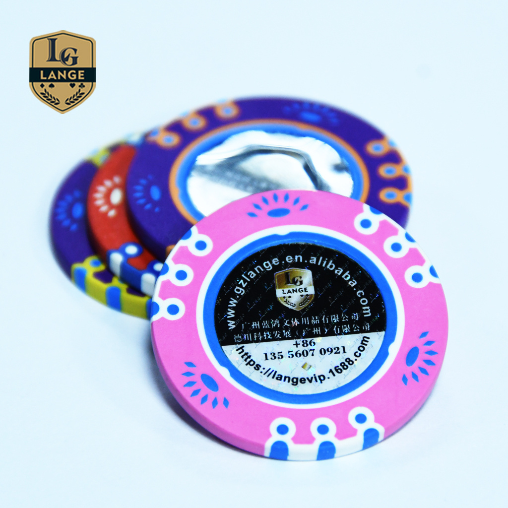 14g Casino Level Poker Chips Same Touch Feeling Trim Sticker Custom Poker Chip