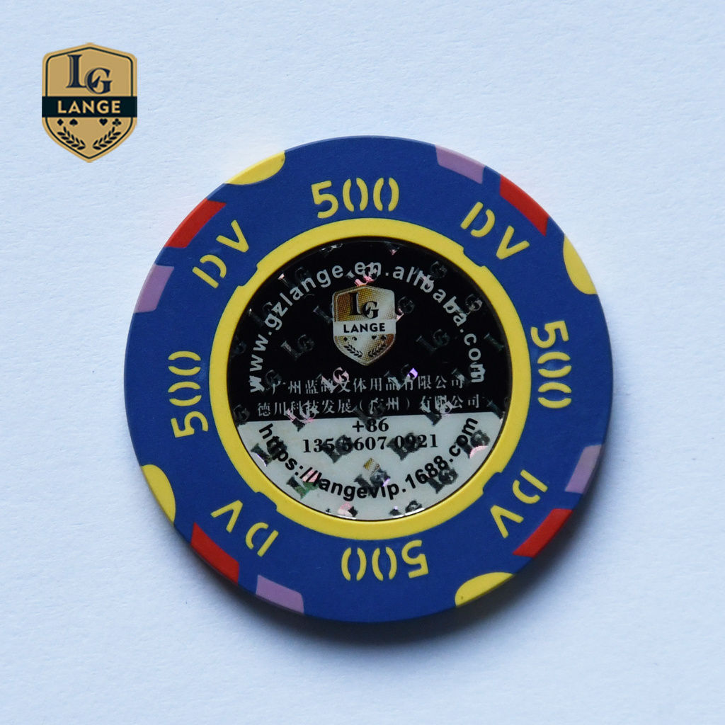 Lange 14gram Ceramic Curved Poker Chips Custom Unique Mold Showdown Poker Chips