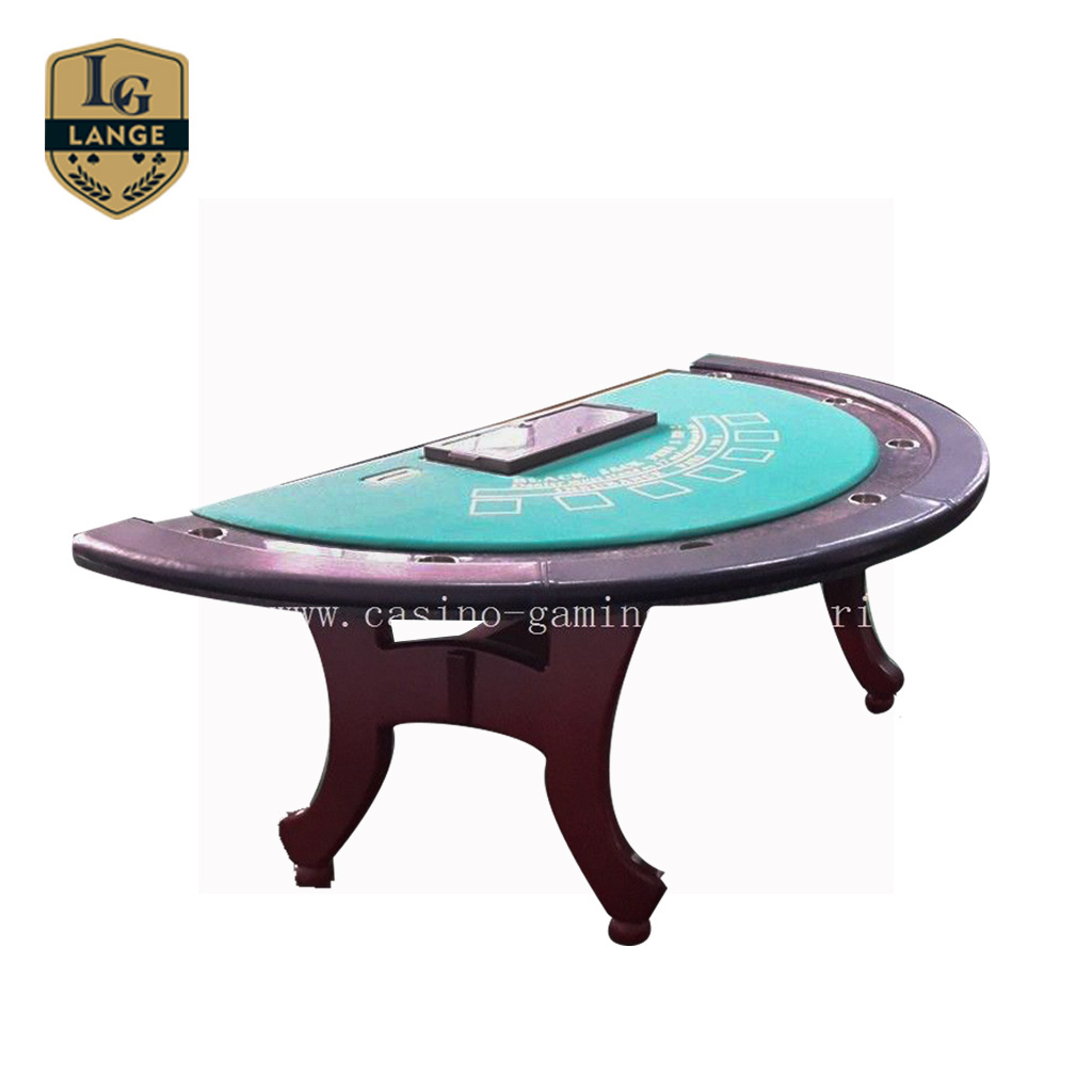 Deluxe Factory Supply Round Poker Table Dining Table Wood Cover Casino Table