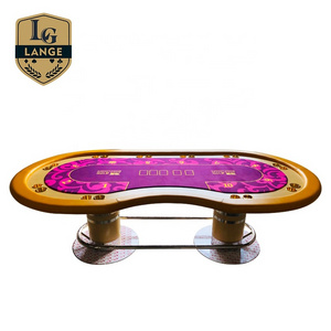 Casino Stainless Steel 96Inch Poker Table Dimension For Gambling Games