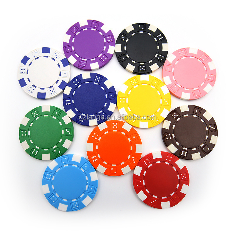 Wholesale 11.5g ABS Material Printable Blank Dice Poker Chips