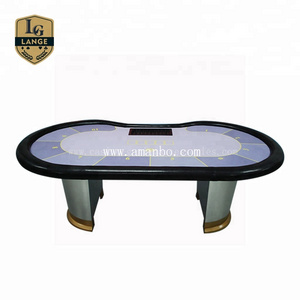 Professional Gambling Games Texas Poker Table Custom Playing Card Table