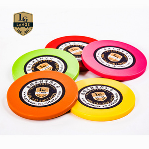 14 Gram Casino ABS Plastic Roulette Poker Chip with Custom Sticker Inlay