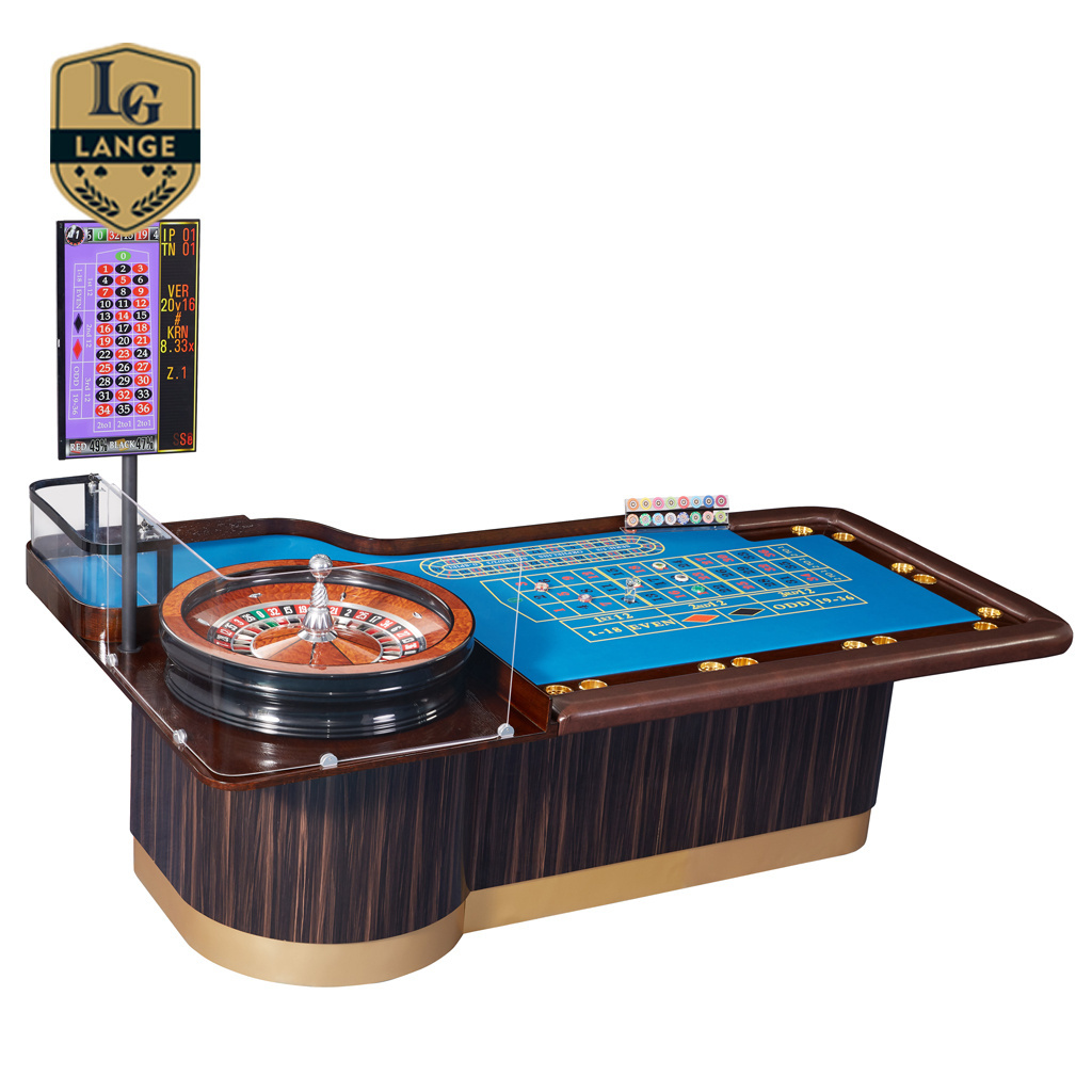 Lange Professional Casino Table Automatic Roulette Wheels Table with Camera Display Screen