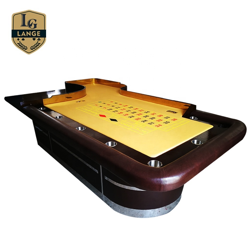 Lange Professional Casino Table Automatic Roulette Wheels Table with Camera Display Screen