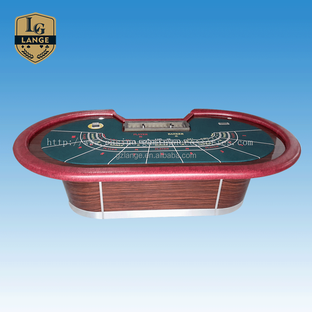 High Class Professional 10 person Luxury Baccarat Outdoor Poker Table