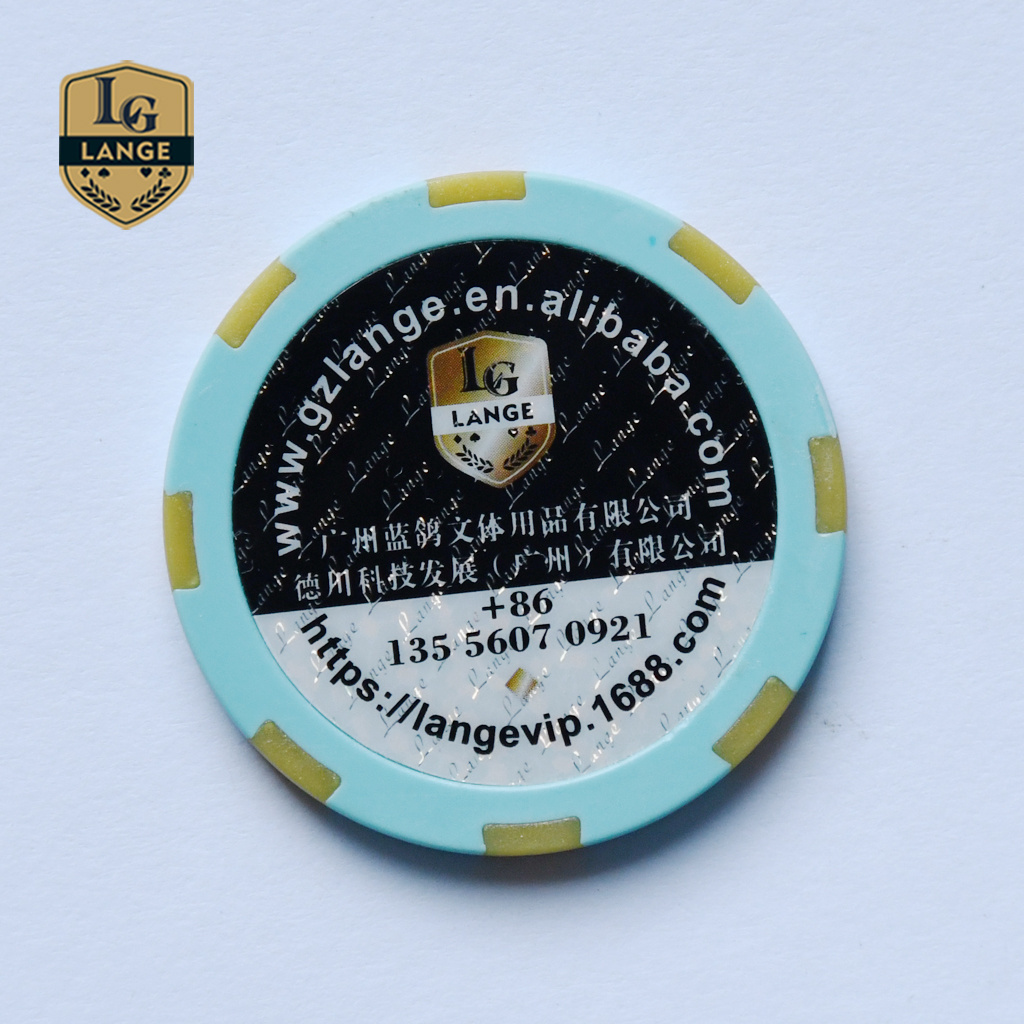 Lange Factory Mold Poker Chip Entertainment Promotional Texas Hold'em Poker Chips