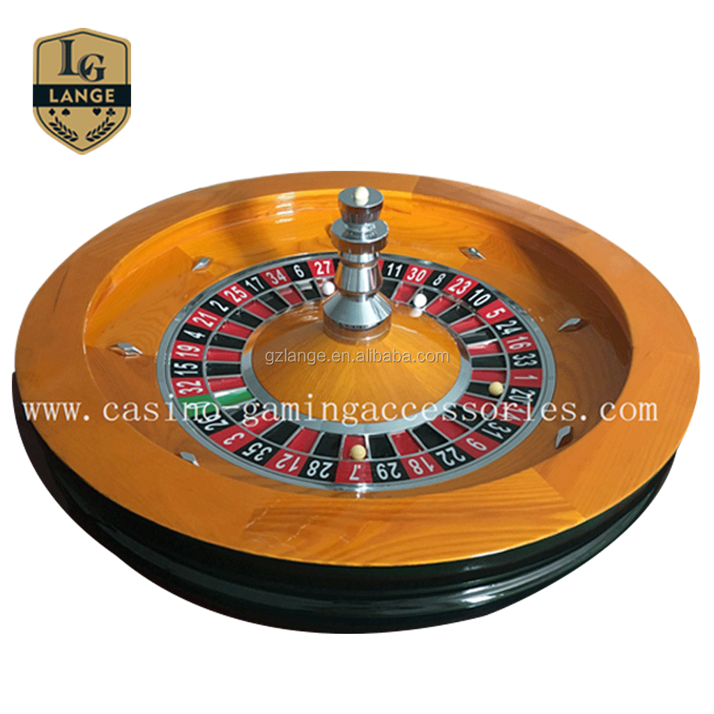 18Inch Deluxe Mini Mahogany Wood Roulette Wheel with Roulette Ball