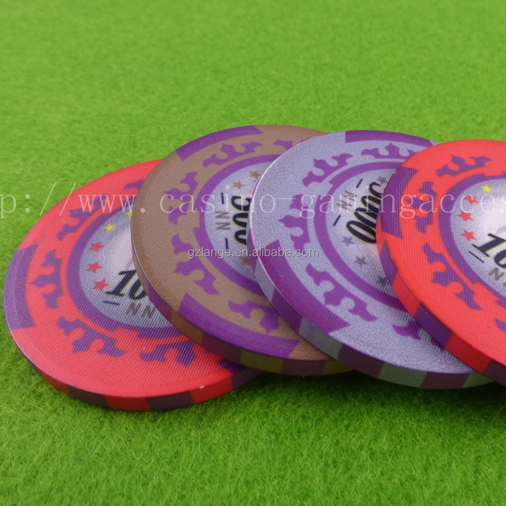 EPT Ceramic Poker Chips Casino Quality Custom Blank Ceramic Chips