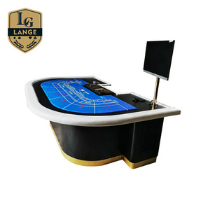 High Class Professional 10 person Luxury Baccarat Outdoor Poker Table