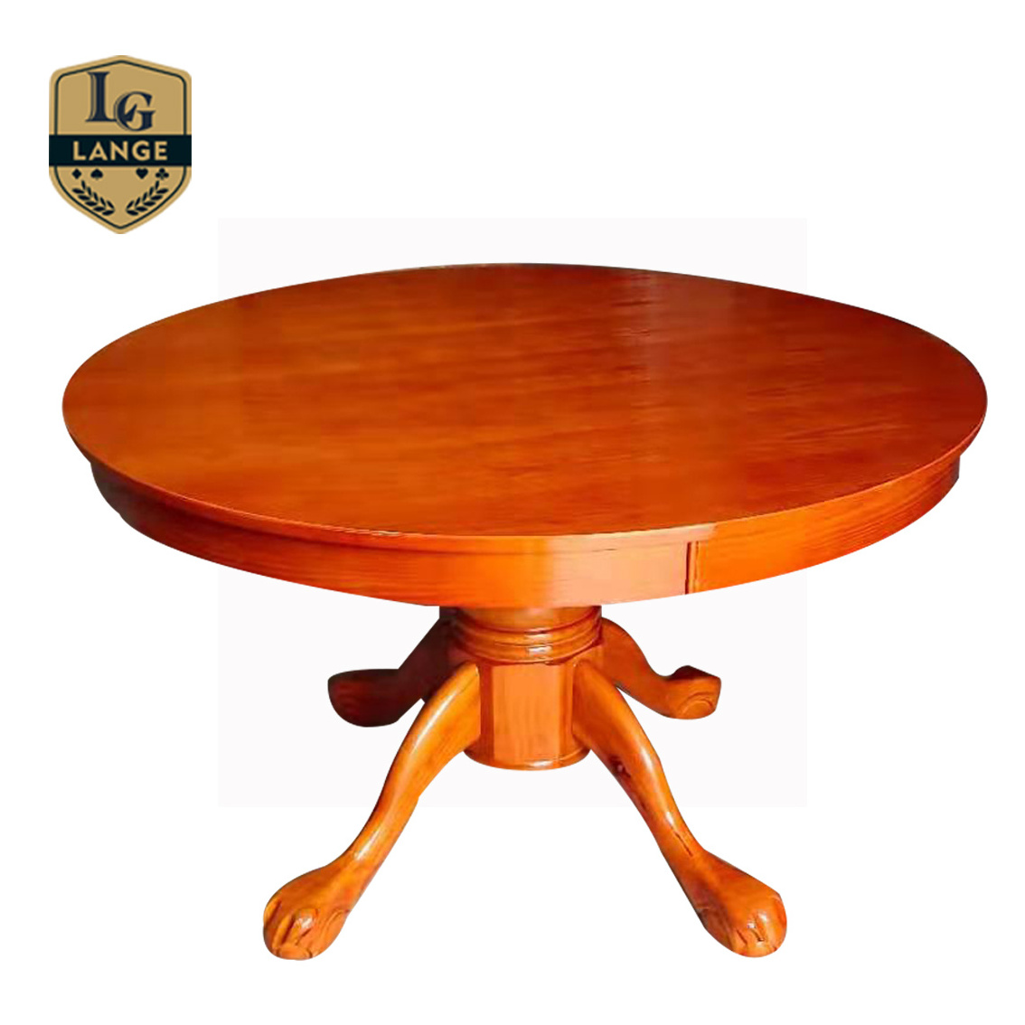 Deluxe Factory Supply Round Poker Table Dining Table Wood Cover Casino Table