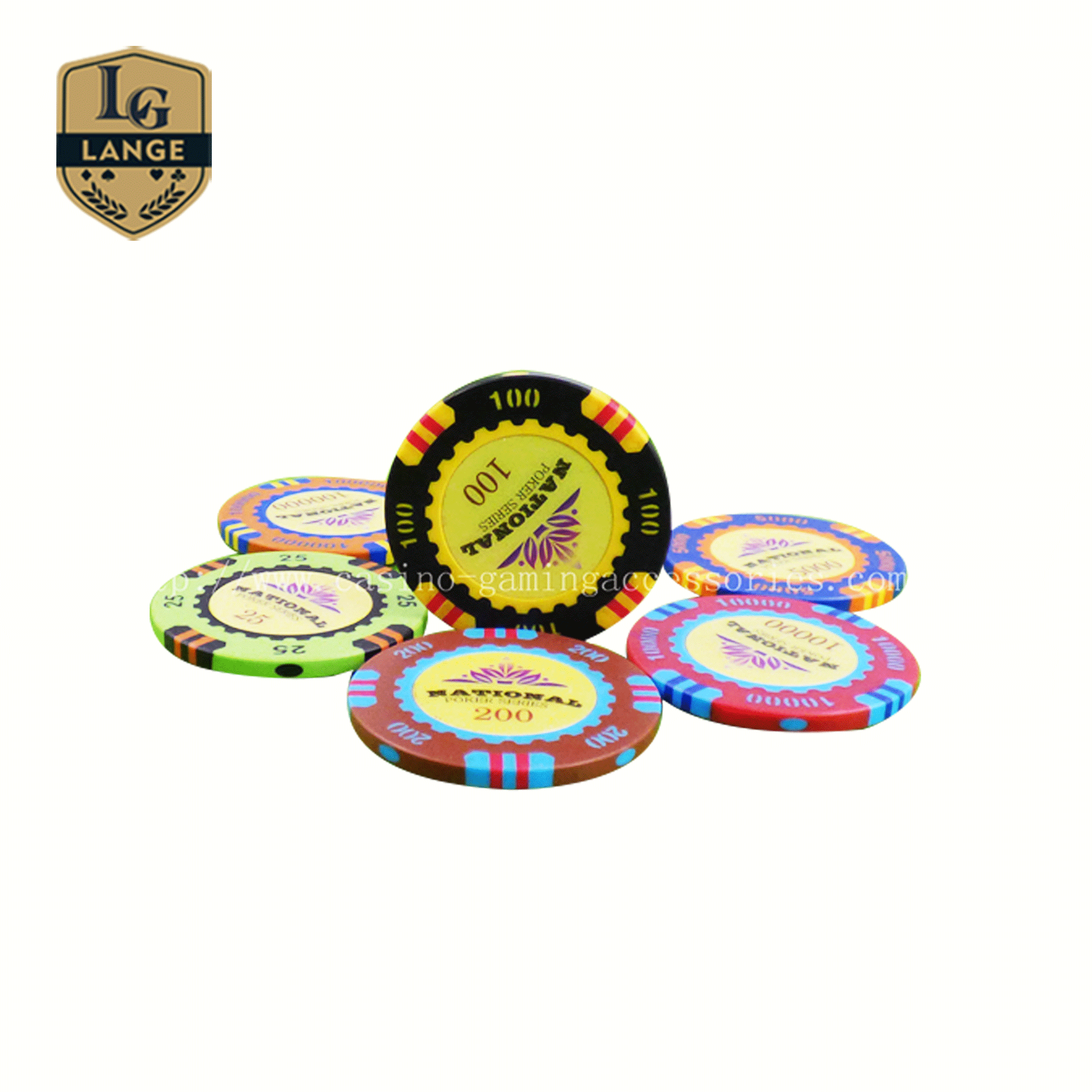 Real Casino Chips Manufacturers Premium Ceramic Poker Chips with RFID Security Number