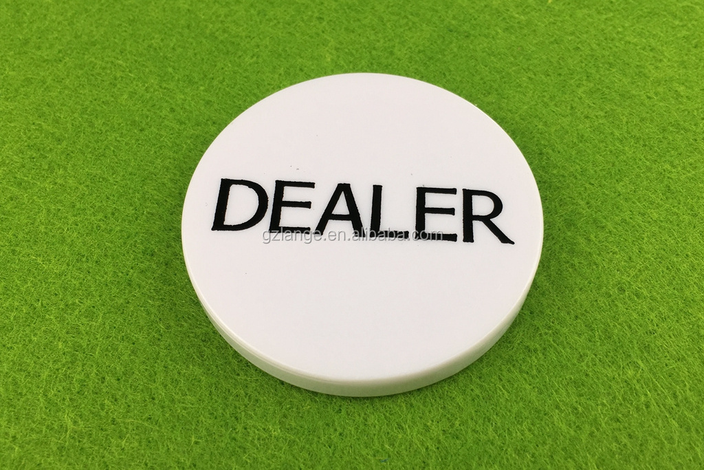 Professional Casino Texas Hold'em Big Small Blind Dealer Poker Button