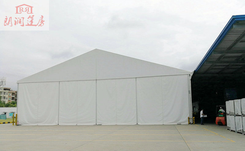 Heavy Duty Large Span Workshop Tent White PVC Roof Storage Warehouse Canopy For Sale