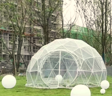 Waterproof PVC Clear Igloo Dome Tents Prefab Transparent Geodesic Dome House Tent Factory Price