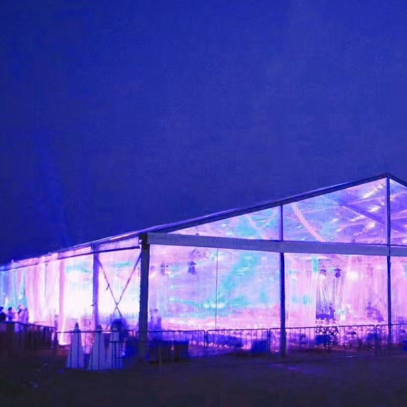 Hot sale clear top tent wedding party event transparent roof wedding tent for 500 people