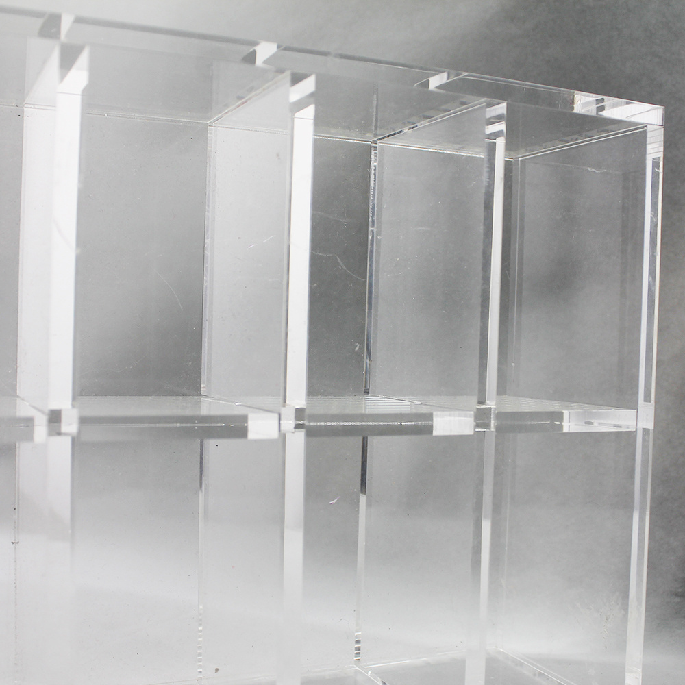 custom shop shelf  acrylic cosmetic display stand showcase organizer acrylic display cabinet