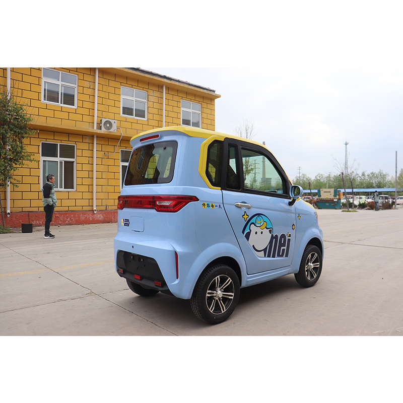 YANUO cheap mini 4 wheel 3 seater electric car small electric cars for sale