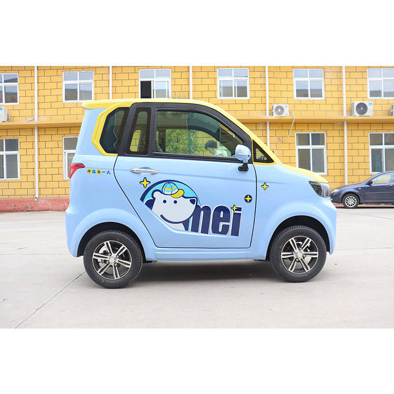 YANUO cheap mini 4 wheel 3 seater electric car small electric cars for sale