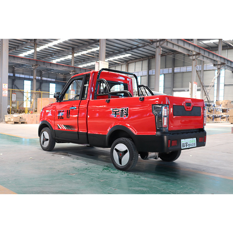 KEYU High Quality Four Wheel Two Seat Electric Car mini Pickup Truck