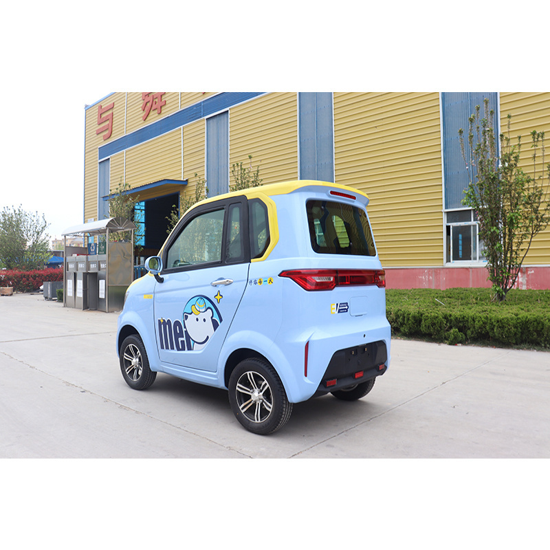 YANUO cheap mini 4 wheel 3 seater electric car small electric cars for sale