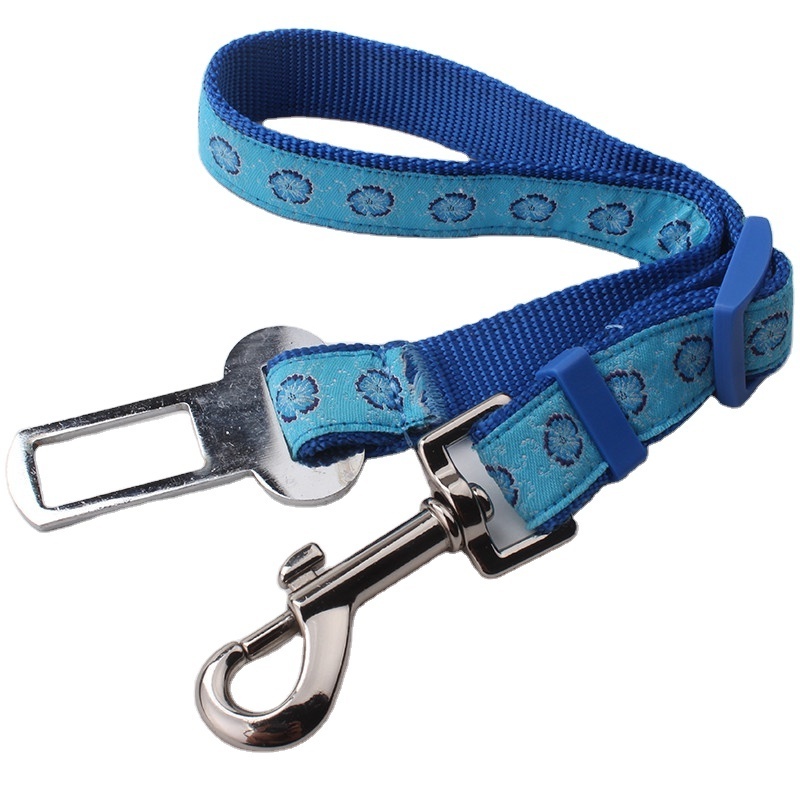 2024 Pet Accessories Best Selling Custom Cheap Safety Adjustable Pet Dog Car Seat Belt