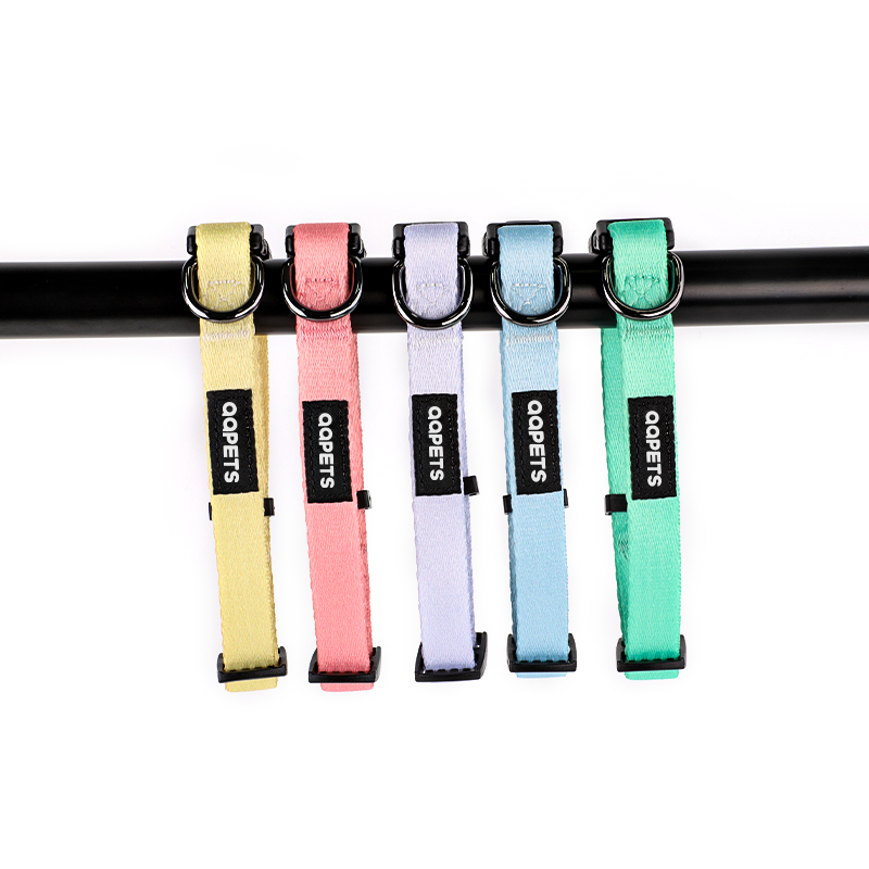 Dog Collar Manufacturer Wholesale Pet Products Colorful Luxury High Quality Unique Small Fashion Custom Logo Nylon Dog Collar